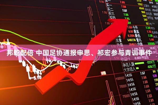 邦乾配倍 中国足协通报申思、祁宏参与青训事件
